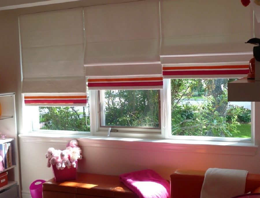 Roman Shades Custom And Commercial Drapes In Toronto Toronto